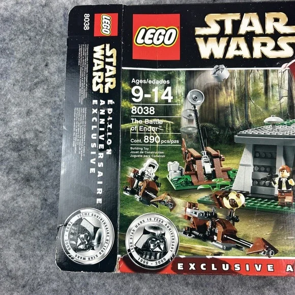 Lego Star Wars The Battle of Endor 8038 BOX ONLY Exclusive Anniversary Edition - Picture 13 of 14